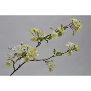 Silk-ka Rozkvetlá větvička sv. zelená 92 cm Silk-ka