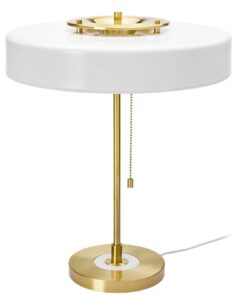 Culty Gold Bílozlatá kovová stolní lampa Artemis Culty Gold