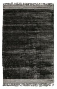 Hoorns Antracitově šedý sametový koberec Lord 170 x 240 cm Hoorns