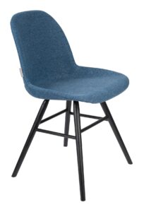 Modrá látková jídelní židle ZUIVER ALBERT KUIP Zuiver