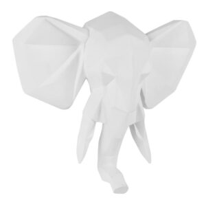 Time for home Bílá nástěnná dekorace Origami Elephant Time for home