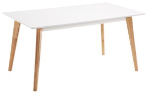Bílý jídelní stůl LaForma Meety 160x90 cm LaForma