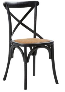 Černá dřevěná jídelní židle LaForma Silea LaForma