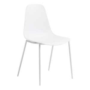 Bílá plastová jídelní židle LaForma Wassu LaForma