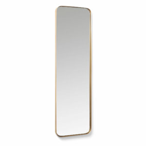 Závěsné zlaté kovové zrcadlo LaForma Marcus 30 x 100 cm LaForma