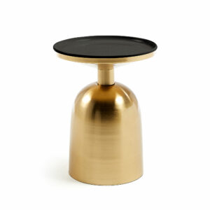 Zlatý kovový odkládací stolek LaForma Physic 38 cm LaForma