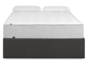 Tmavě šedá látková postel LaForma Matters 180x200 cm LaForma