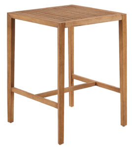 Dřevěný barový stůl LaForma Cybille 80 x 80 cm LaForma