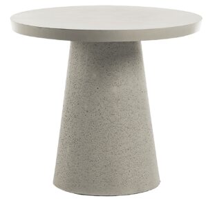 Šedý cementový jídelní stůl LaForma Rhette 90 cm LaForma