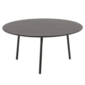Černý kovový konferenční stolek LaForma ULRICH 70 cm LaForma
