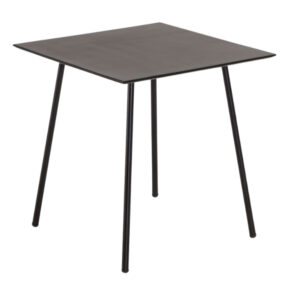 Černý jídelní stůl LaForma Ulrich 75 x 75 cm LaForma