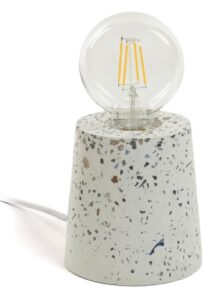 Bílá cementová stolní lampa LaForma Amalia LaForma