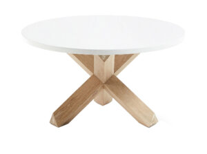 Bílý konferenční stolek LaForma NORI 65 cm LaForma