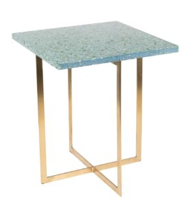 Zelený stolek ZUIVER LUIGI SQUARE 40 x 40 cm Zuiver