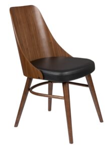 Hnědá dřevěná židle DUTCHBONE Chaya Dutchbone