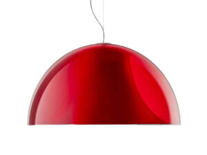 Červené závěsné světlo Pedrali L002S/BA 52 cm Pedrali