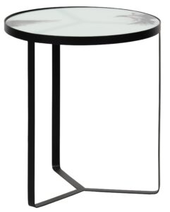 Hoorns Skleněný odkládací stolek Corbie 45 cm Hoorns