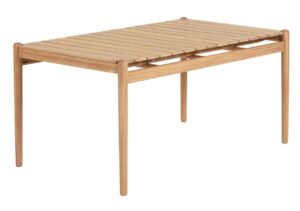 Dřevěný zahradní jídelní stůl LaForma Simja 160x94 cm LaForma