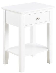 SCANDI Bílý noční stolek Chamber SCANDI