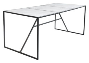 Bílý mramorový jídelní stůl RGE New York 185 x 90 cm RGE