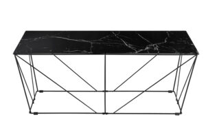 Černý skleněný konferenční stolek RGE Cube 120 cm RGE