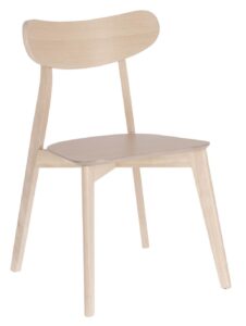 Béžová dřevěná jídelní židle LaForma Safina LaForma