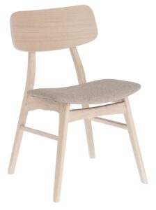 Béžová dřevěná jídelní židle LaForma Selia LaForma