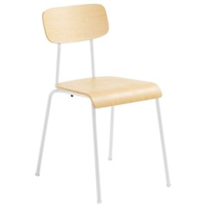 Bílá kovová jídelní židle LaForma Klee LaForma