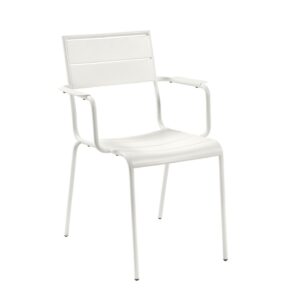 Bílá kovová zahradní židle LaForma Allegian LaForma