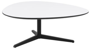 SCANDI Bílý konferenční stolek Barnsby 103 x 95 cm SCANDI