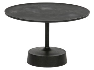 Hoorns Černý kulatý konferenční stolek Plios 61 cm Hoorns