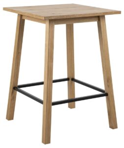 SCANDI Přírodní dubový barový stůl Rachel 75 cm SCANDI