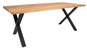 Nordic Living Přírodní dřevěný jídelní stůl Tyrone 95x200 cm Nordic Living