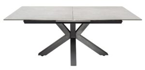 Moebel Living Keramický rozkládací jídelní stůl Letole 180-225 x 90 cm imitace betonu Moebel Living