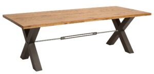 Moebel Living Masivní dřevěný jídelní stůl Hogan 240x100 cm Moebel Living