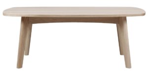 SCANDI Přírodní dubový konferenční stolek Aiko 118 x 58 cm SCANDI