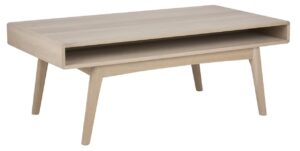 SCANDI Světlý dubový konferenční stolek Aiko 130 x 70 cm SCANDI