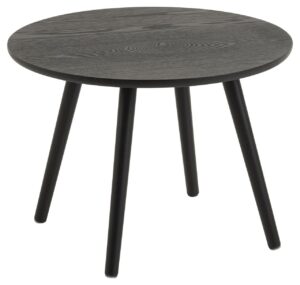 SCANDI Černý jasanový konferenční stolek Stanfield 50 cm SCANDI
