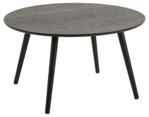 SCANDI Černý jasanový konferenční stolek Stanfield 80 cm SCANDI