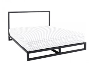 Nordic Design Černá kovová postel Agiama 180 x 200 cm Nordic Design