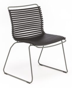 Černá plastová zahradní židle HOUE Click Houe