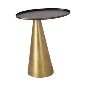 Zlatý kovový odkládací stolek LaForma Liliane LaForma
