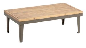 Dřevěný zahradní konferenční stolek LaForma Pascale 90 x 50 cm LaForma