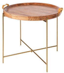 Moebel Living Dřevěný odkládací stolek Talia 55 cm Moebel Living