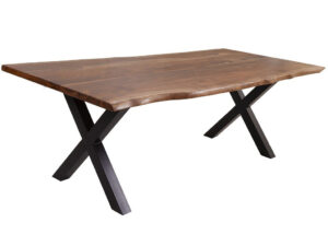 Moebel Living Masivní dřevěný jídelní stůl Mammut X 220x100cm Moebel Living