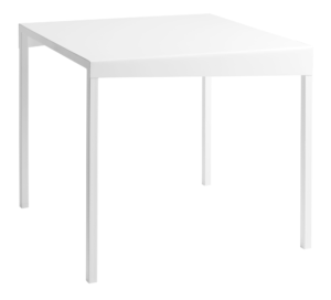Nordic Design Bílý kovový konferenční stolek Narvik 50 cm Nordic Design
