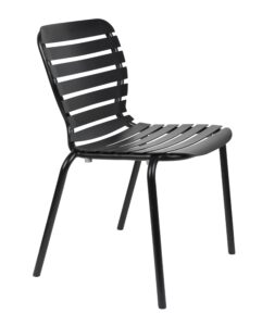 Černá kovová zahradní židle ZUIVER VONDEL Zuiver