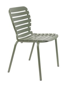 Zelená kovová zahradní židle ZUIVER VONDEL Zuiver
