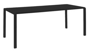 Černý kovový zahradní jídelní stůl ZUIVER VONDEL 214 X 97 cm Zuiver