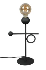 Černá kovová stolní lampa DUTCHBONE Loyd Dutchbone
